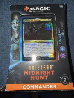 Magic the Gathering MTG Innistrad Midnight Hunt Commander Deck Undead Unleashed - Image 1