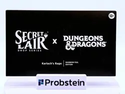 MTG Secret Lair Drop Series x Dungeons & Dragons Karlach's Rage Rainbow Foil Ed. - Image 1
