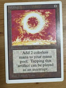 Sol Ring-Unlimited Edition-Magic The Gathering-MTG-Good - Image 1