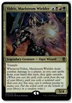MTG Foil Yidris, Maelstrom Wielder (Commander 2016) - Oversize Cards MP ENG - Image 1