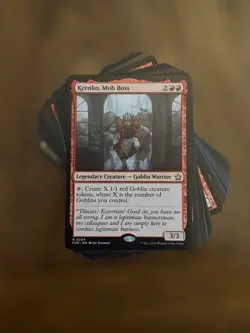MTG Commander Deck - Krenko, Mob Boss - 100 Cards EDH Goblins - Image 1