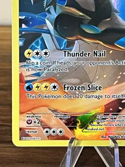Pokemon Black Kyurem XY80 Full Art Black Star Promo Holo TCG Card 2015 LP - Image 5
