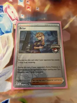 Briar 132/142 Pokemon TCG Regional Championships Promo Card NM - Image 1