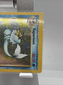 Pokemon TCG Vaporeon Holo Rare Card 12/64 Jungle Set - Image 4