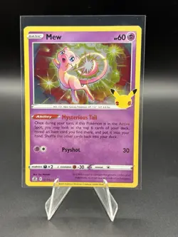 Pokemon Mew 011/025 Celebrations Holo Rare Pack Fresh - Image 1