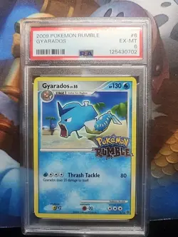 Gyarados Rumble PSA 6 Pokemon 2009 6/16 Ex-mt * Graded * - Image 1