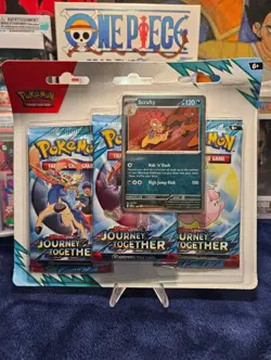 Pokemon TCG Scarlet & Violet Journey Together 3 Pack Blister - Image 1