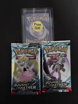 Pokemon Scarlet & Violet Journey Together Lot of 2 Booster Packs *New & Sealed* - Image 1