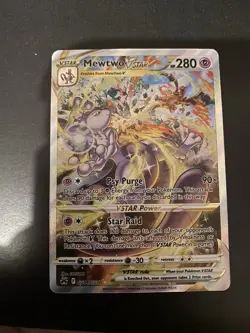 Pokemon Mewtwo VSTAR GG44/GG70 Crown Zenith Galarian Gallery Ultra Rare Holo - Image 1