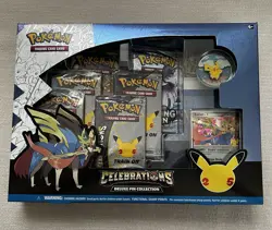 Pokemon 25th Celebrations Deluxe Pin Collection Box Zacian - Image 1