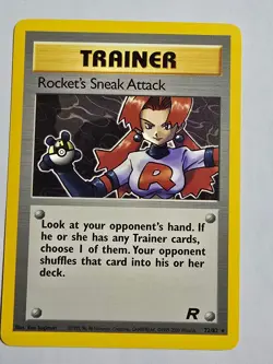 Rocket's Sneak Attack 72/82 Rare Team Rocket Pokemon LP - Image 1