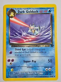 Dark Golduck 37/82 Uncommon Team Rocket Pokemon NM - Image 1