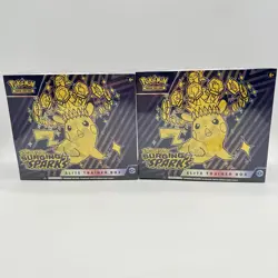 Pokemon TCG Scarlet & Violet Surging Sparks Elite Trainer Box FACTORY SEALED ETB - Image 1
