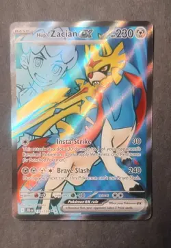 Hop's Zacian ex 176/159 SV09: Journey Together Ultra Rare Pokemon - Image 1