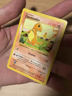Pokemon Charmander 46/102 Base Set Shadowless Regular Common 50 HP Basic English - Image 1