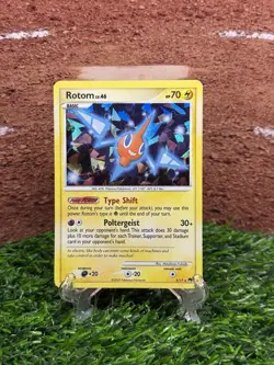 Rotom 5/17 Cracked Ice Holo Pokemon TCG Series 9 Promo Card LP - Image 1