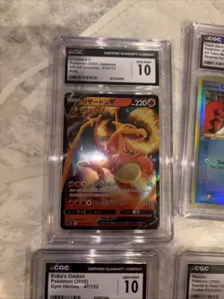 Pokemon CGC Slab Lot Charizard Pikachu Vintage - Image 5