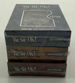 Auction #4 Yu-Gi-Oh! Egyptian Gods Set Embossed Metal Cards /5000 Sealed - Image 3