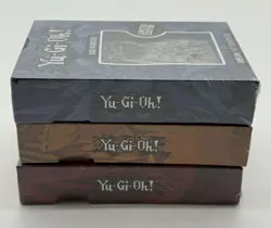 Auction #6 Yu-Gi-Oh! Egyptian Gods Set Embossed Metal Cards /5000 Sealed - Image 4