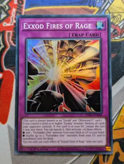 Exxod Fires of Rage INFO-EN068 Super Rare Yugioh - Image 1
