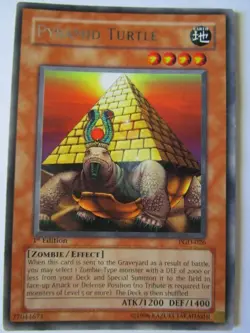 Yugioh! Pyramid Turtle Pgd-026 1st Edition Rare Moderate Play!! - Image 1