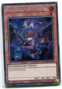 Yu-Gi-Oh! Sagenhafter Lurrie Secret Rare BLMM-DE104 - Image 1