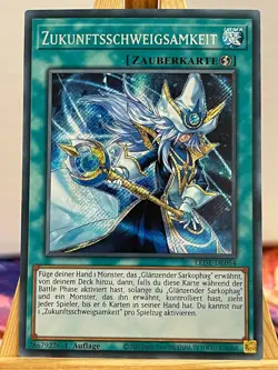 Zukunftsschweigsamkeit LEDE-DE054 Secret Rare Deutsch NM YUGIOH - Image 1