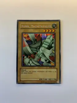 3x Yugioh Karten: Magnetkrieger Alpha, Beta & Gamma (DOR-G001/02/03) Secret Rare - Image 4