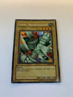 3x Yugioh Karten: Magnetkrieger Alpha, Beta & Gamma (DOR-G001/02/03) Secret Rare - Image 5