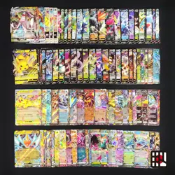 Bulk Lot 100 V ex RR VMAX VSTAR RRR NM-LP No Dupes Japanese Pokemon Card 519 - Image 1