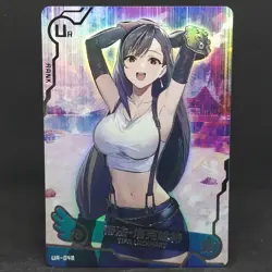 Final Fantasy 7 Tifa Lockhart Holo Foil Maiden Girl Party Card UR-048 - Image 2