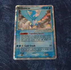 Pokemon Articuno EX 114/112 Card EX Fire Red Leaf Green Holo Secret rare TCG - Image 1