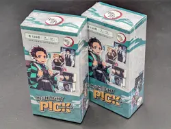 Lot (2) Demon Slayer Trading Card KOREA EXCLUSIVE Edition Collecting Box Sealed - Image 1