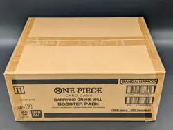 One Piece Card Game TCG Carrying On His Will OP-13 Booster 12-Box Case SEALED - Image 3