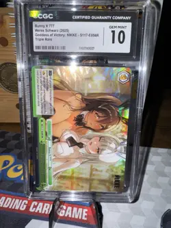Weiss Schwarz NIKKE Cards - Bunny X 777 - S117 RRR CGC Grade 10 not Psa 10 ENGL - Image 2