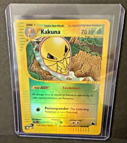 Kakuna - 70/144 - Pokemon Skyridge Reverse Holo Rare Card - NM - Image 3