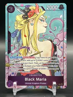 Black Maria (Illustration Box Vol.2) OP08-074 One Piece Promotion Cards Foil - Image 1