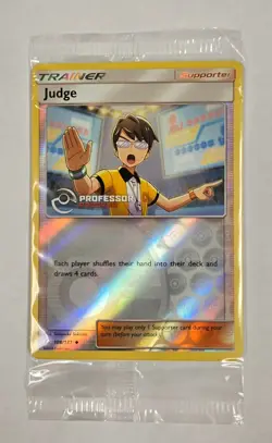 Pokemon Sealed Reverse Holo Professor Program Judge 108/131 Promo Cards 2 Pack - Image 1