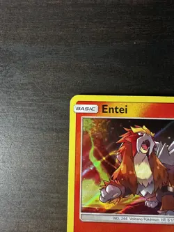 Entei SM219 Holo Cosmic Eclipse Prerelease Stamped 2019 Promo Pokemon TCG Card - Image 2