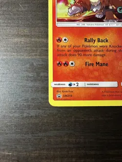 Entei SM219 Holo Cosmic Eclipse Prerelease Stamped 2019 Promo Pokemon TCG Card - Image 5