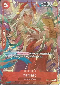 Yamato One Piece TCG EB01-007 Premium Card Best Selection Vol. 4 English - Image 1