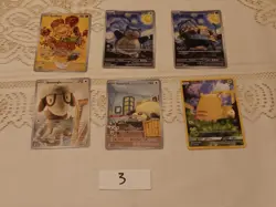 6 Starry Night Pokemon x Van Gogh Promo Card - Image 1