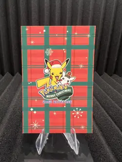 Chikorita & Totodile - Cracked Ice Holo - Christmas Card Database - Pokemon NM - Image 2