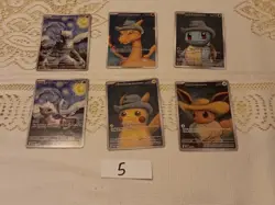 6 Starry Night Pokemon x Van Gogh Promo Card - Image 1