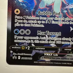 Vaporeon VMAX SWSH182 Jumbo Cards Holo - Image 3