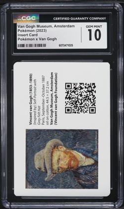 CGC 10 Van Gogh Insert Card Amsterdam Museum 2023 Pokemon - Image 1