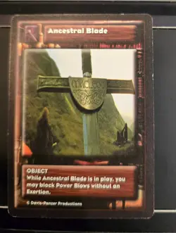 Highlander/ CCG/ Promo/ Card/ Ancestral Blade/ TCG - Image 1