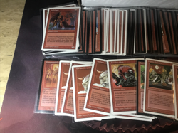 MTG 800+ Bulk RED Vintage Magic the Gathering Cards Multiple Sets From the 90s - Image 3