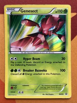 Pokemon Card - Genesect - Shiny Holo Black Star Promo (BW99) Black & White *HP* - Image 1