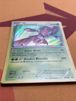 Pokemon Card - Genesect - Shiny Holo Black Star Promo (BW99) Black & White *HP* - Image 2